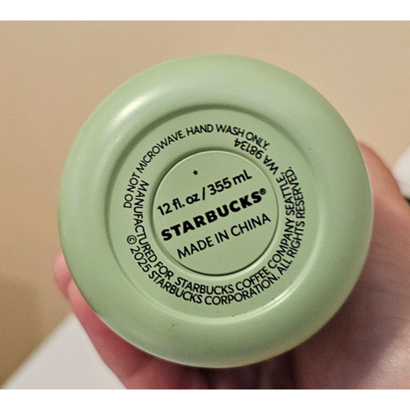 Peanuts x Starbucks Snoopy Mexico 2025 green Stainless Steel 12 oz US seller - Picture 3 of 4